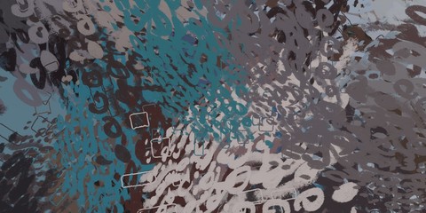 Abstract. Modern art. Handmade background. Painterly mix. Canvas surface. Colorful pattern. Oil painting. Wide brush. 2d illustration. Wall painting. Backdrop material. 
