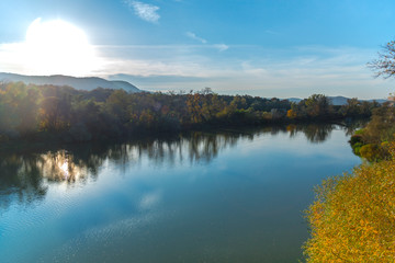 Landscape on the river