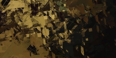 Wall painting. Abstract. Handmade background. Canvas surface. Wide brush. Painterly mix. Oil painting. Modern art. Colorful pattern. 2d illustration. Backdrop material. 