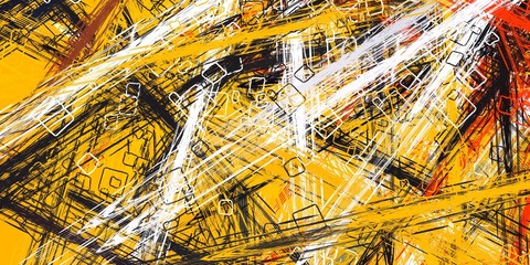 Abstract. Oil painting. Backdrop material. Painterly mix. Colorful pattern. Wide brush. Canvas surface. Handmade background. 2d illustration. Wall painting. Color texture.