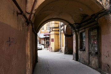 Arch of the old courtyard.