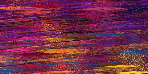 Wide brush. Color texture. Abstract. Canvas surface. Colorful pattern. Oil painting. Painterly mix. Backdrop material. Wall painting. 2d illustration. Handmade background. 