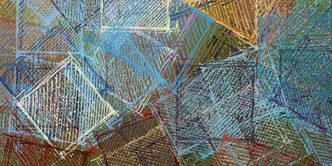 Wide brush. Color texture. Abstract. Canvas surface. Colorful pattern. Oil painting. Painterly mix. Backdrop material. Wall painting. 2d illustration. Handmade background. 