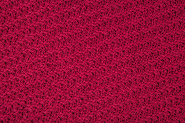 Red fabric texture background, Texture for design. Can be used as background, wallpaper