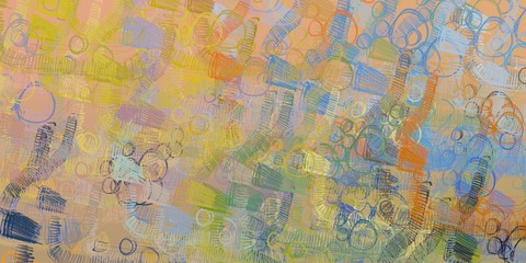 Obraz premium Handmade background. Abstract. Wide brush. Modern art. Painterly mix. Color texture. Colorful pattern. Wall painting. Backdrop material. Oil painting. 2d illustration.