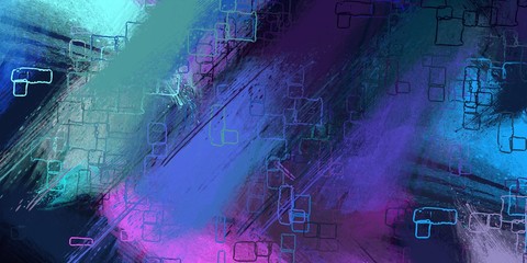 Painterly mix. Oil painting. Modern art. Abstract. Handmade background. Backdrop material. Colorful pattern. Wall painting. 2d illustration. Color texture. Canvas surface.