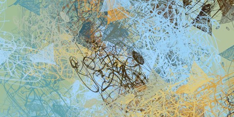 Color texture. Wide brush. Abstract. Modern art. Wall painting. Oil painting. Handmade background. Colorful pattern. Painterly mix. 2d illustration. Backdrop material.