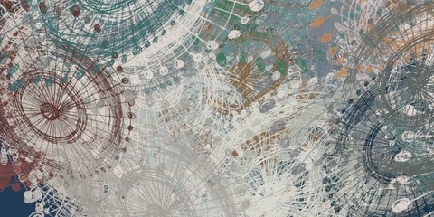 Colorful pattern. Canvas surface. Backdrop material. Handmade background. Modern art. Wide brush. Painterly mix. Oil painting. Abstract. Wall painting. 2d illustration. 