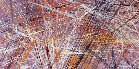 Colorful pattern. Canvas surface. Backdrop material. Handmade background. Modern art. Wide brush. Painterly mix. Oil painting. Abstract. Wall painting. 2d illustration. 