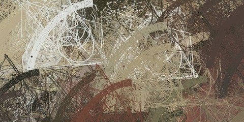 Handmade background. Abstract. Canvas surface. Modern art. Oil painting. Wide brush. Color texture. Painterly mix. 2d illustration. Backdrop material. Colorful pattern. 