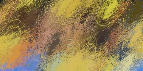 Abstract. Colorful pattern. Modern art. Canvas surface. Painterly mix. Oil painting. Wall painting. Backdrop material. Wide brush. Color texture. 2d illustration. 