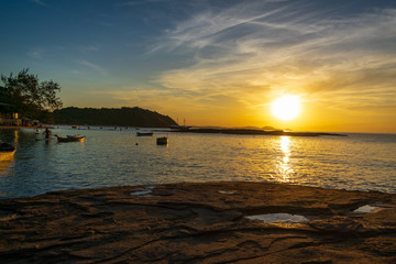 Fototapeta premium SUNSET atardecer calma