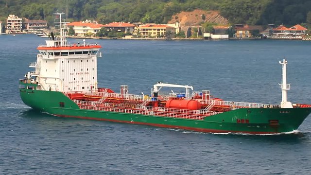 Chemical tanker with tanks and special coating allowing she to carry vegetable oils, molasses, inorganic chemicals, organic chemicals such as methanol, xylene and ethylene glycol and other specialized