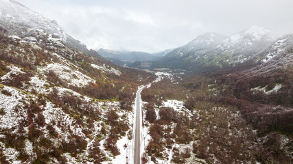 ruta nevada  de la patagonia argentina