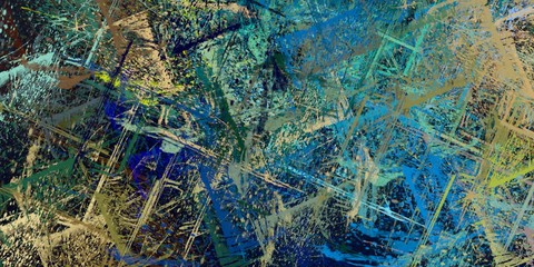 Color texture. Backdrop material. Wall painting. Modern art. Wide brush. Painterly mix. Handmade background. Colorful pattern. Abstract. 2d illustration. Canvas surface. 