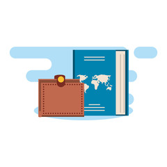 passport document travel with wallet
