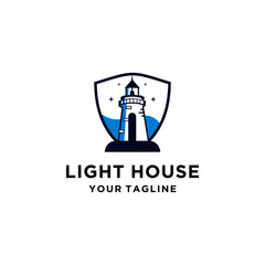 Lighthouse Logo Design Template