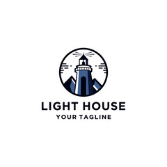 Lighthouse Logo Design Template