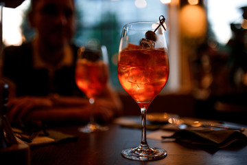 cocktail on a bar