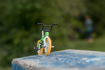 small copy of the bike, a smaller version of a mountain sports bike