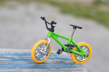 Fototapeta premium mountain sport bike, small copy of a bicycle