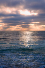 Obraz premium sunset at a san diego beach