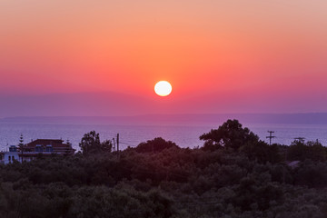 Sea landscape in Greece