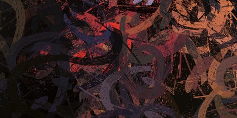 Abstract. Modern art. Backdrop material. Colorful pattern. Color texture. Handmade background. Canvas surface. Painterly mix. 2d illustration. Wide brush. Wall painting. 