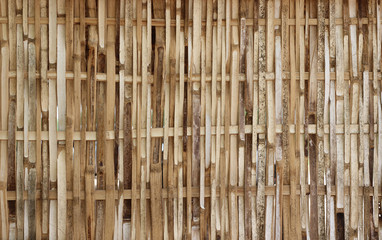 Old bamboo texture background, copy space.