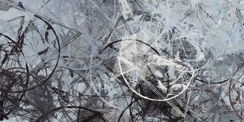 Oil painting. Canvas surface. Wall painting. Painterly mix. Backdrop material. Color texture. Abstract. Wide brush. Colorful pattern. 2d illustration. Modern art. 