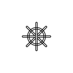 flower star sign symbol design illustration