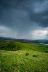 Storm clouds at the summer