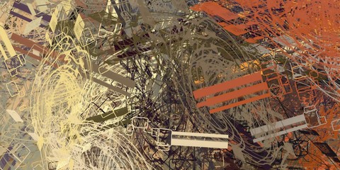 Canvas surface. Backdrop material. Painterly mix. Handmade background. Wide brush. Modern art. Abstract. Color texture. Oil painting. 2d illustration. Wall painting. 