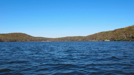 lake and blue sky