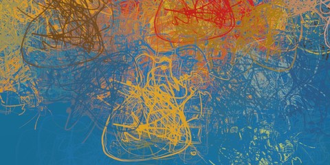 Handmade background. Backdrop material. Color texture. Colorful pattern. Modern art. Painterly mix. Wide brush. Canvas surface. Oil painting. Abstract. 2d illustration. 