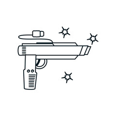 Obraz premium gun weapon video game device