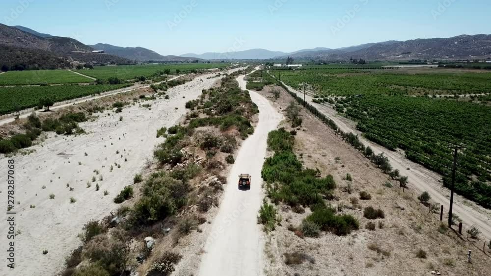 Wall mural Valley of Guadalupe Mexico