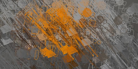 Fototapeta premium Modern art. Painterly mix. Oil painting. Colorful pattern. Handmade background. Wall painting. Backdrop material. Wide brush. Abstract. Canvas surface. 2d illustration. 