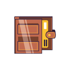 wallet money economy isolated icon