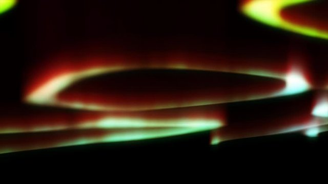 Epic Northern Lights (Aurora borealis) animation isolated on black screen. Simple aplication to any video.