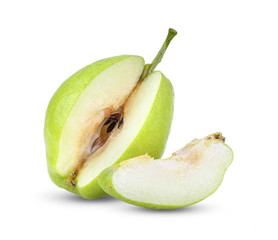  pear isolated on white background. full depth of field