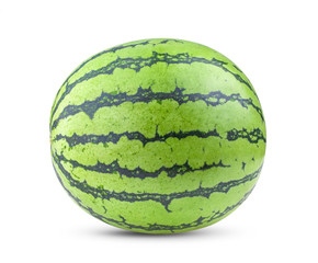 watermelon isolated on white background. full depth of field