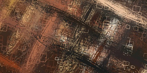 Painterly mix. Canvas surface. Abstract. Wall painting. Oil painting. Colorful pattern. Color texture. Handmade background. Backdrop material. Wide brush. 2d illustration. 