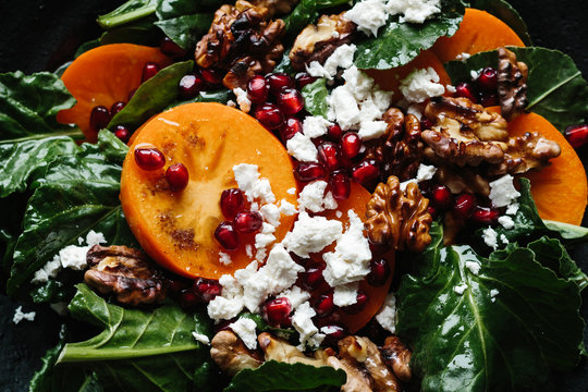 Spinach and Persimmon Salad