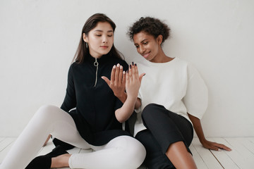 Multiethnic fashion concept