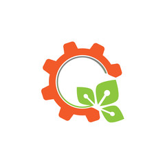 plant development logo template