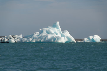 Iceburgs in a Glacial Lagoon