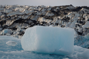 Iceburgs in a Glacial Lagoon