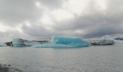 Iceburgs in a Glacial Lagoon