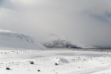 Langjökull glacier in Iceland